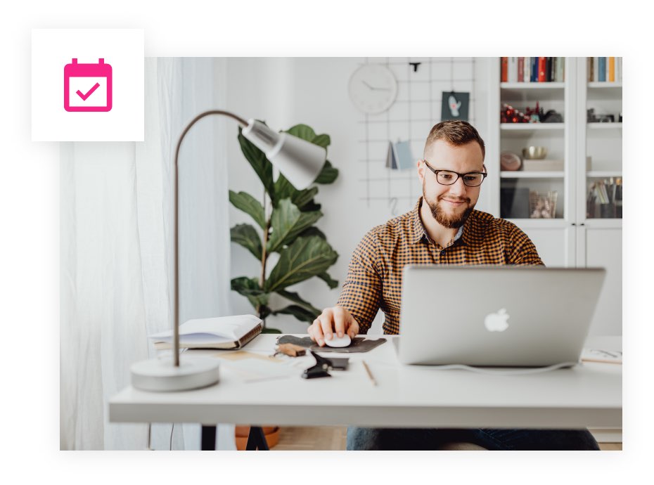 Man talking with someone over the computer