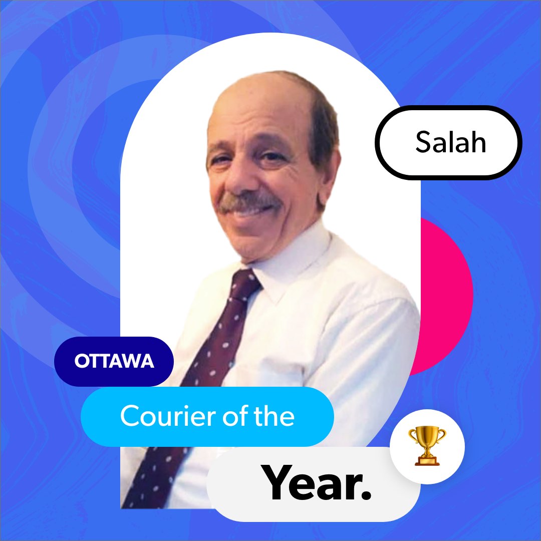 Salah courier of the year